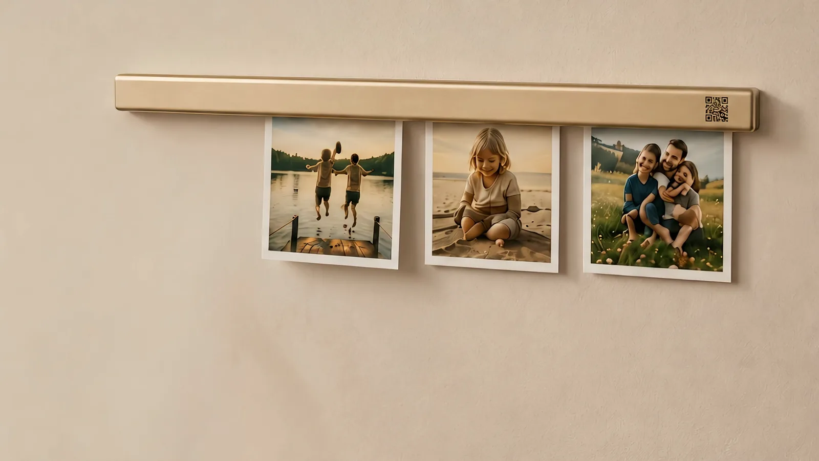Drie prints hangen aan de UsClose Bar